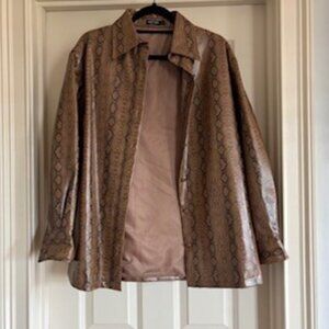 EUC NASTY GAL COLLECTION Snakeskin Suit
